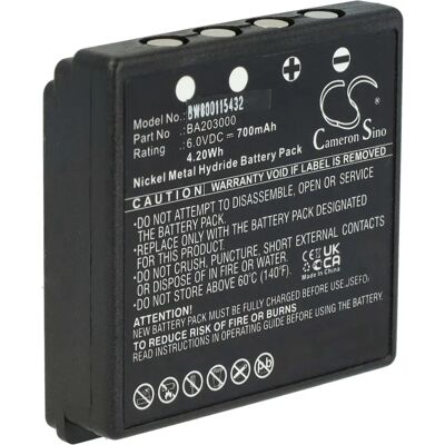 VHBW Battery for HBC - 700mAh NiMH - Industrial Remote Control VHBW Battery for HBC - 700mAh NiMH - Industrial Remote Control