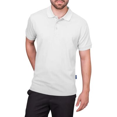Polo HRM Lourde - Slim Fit - Blanc - Polo Polo HRM Lourde - Slim Fit - Blanc - Polo