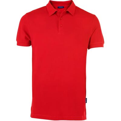 Polo de luxe HRM pour homme - L - rouge - Polo Polo de luxe HRM pour homme - L - rouge - Polo
