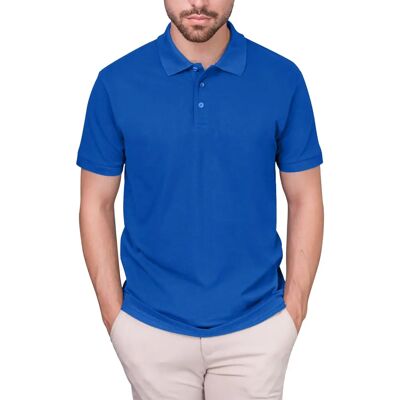HRM Polo Heren Luxe Polo - 3XL - blauw - Poloshirt HRM Polo Heren Luxe Polo - 3XL - blauw - Poloshirt
