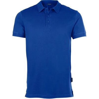 HRM Hrm502 Blå luksus stretch poloshirt HRM Hrm502 Blå luksus stretch poloshirt
