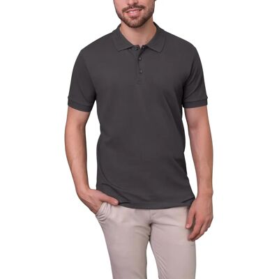 HRM - HRM502 - 5XL - Mørk grå - Polo Shirt HRM - HRM502 - 5XL - Mørk grå - Polo Shirt