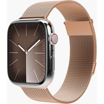 Cinturino Milanese Loop 2 in acciaio inossidabile rosa oro - Compatibile con Apple Watch Cinturino Milanese Loop 2 in acciaio inossidabile rosa oro - Compatibile con Apple Watch