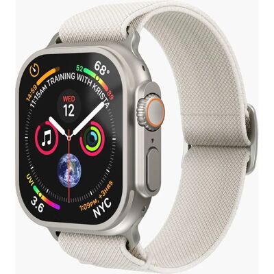 Vonmählen Apple Watch Nylon Loop - Creme - Armband für Smartwatch Vonmählen Apple Watch Nylon Loop - Creme - Armband für Smartwatch