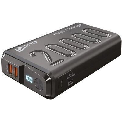 Prio Powerbank 20.000mAh Schnelles Laden Prio Powerbank 20.000mAh Schnelles Laden