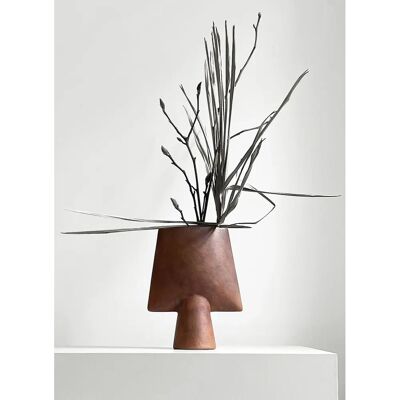 101 Copenhagen Mini Firkantet Sphere Vase - Terracotta 101 Copenhagen Mini Firkantet Sphere Vase - Terracotta