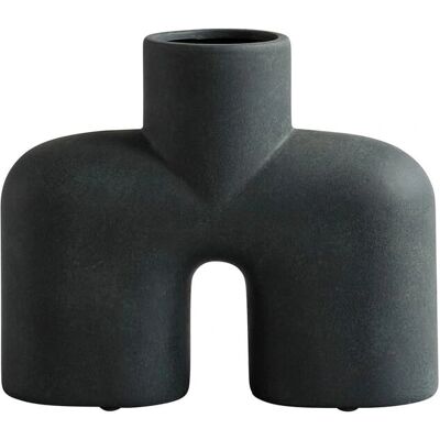 København Svart Keramikkvase - Medium - Vase København Svart Keramikkvase - Medium - Vase