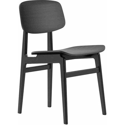 Chaise à manger NORR11 NY11 - Chêne Noir - Publicité Chaise à manger NORR11 NY11 - Chêne Noir - Publicité