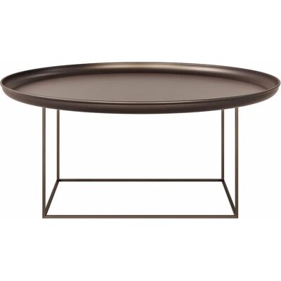Table basse NORR11 Duke - Métal rond bronze - Publicité Table basse NORR11 Duke - Métal rond bronze - Publicité