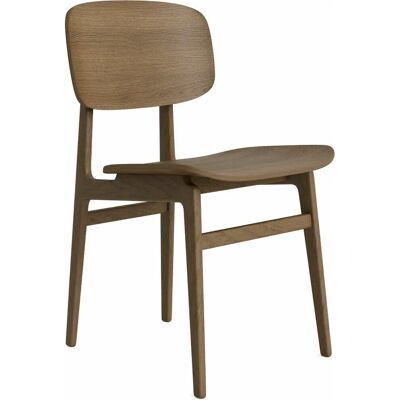 NORR11 NY11 Chaise en chêne fumé clair - Chaise de salle à manger - Publicité NORR11 NY11 Chaise en chêne fumé clair - Chaise de salle à manger - Publicité