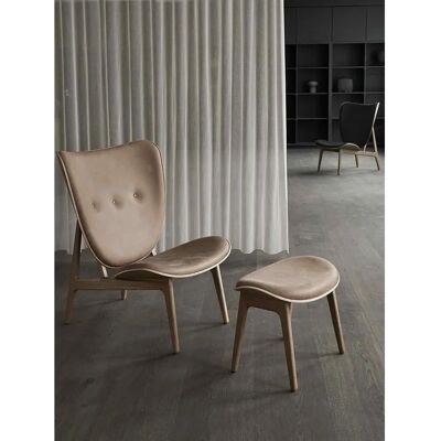 Tabouret lounge NORR11 Elephant - Chêne naturel Dunes Camel 21004 - Publicité Tabouret lounge NORR11 Elephant - Chêne naturel Dunes Camel 21004 - Publicité