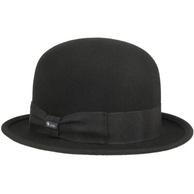 Chapeau bowler en feutre de laine Lipodo - noir - Taille : 55 cm - Chapeau Chapeau bowler en feutre de laine Lipodo - noir - Taille : 55 cm - Chapeau