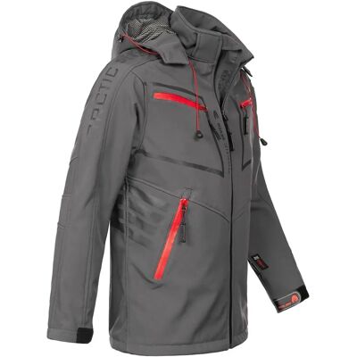 Arctic Seven Herren Softshell Jacke AS088 Dunkelgrau Arctic Seven Herren Softshell Jacke AS088 Dunkelgrau