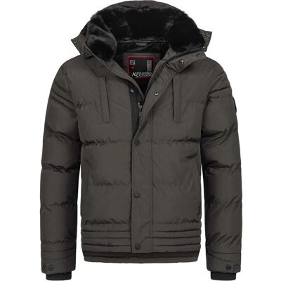 Alessandro Salvarini - Heren Winterjas met Teddy Fleece & Afneembare Capuchon Alessandro Salvarini - Heren Winterjas met Teddy Fleece & Afneembare Capuchon