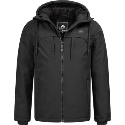 Arctic Seven Winterjacke - Winddicht, Teddyfell, Herren Arctic Seven Winterjacke - Winddicht, Teddyfell, Herren