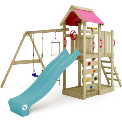 Wickey MultiFlyer Playground Set - Outdoor with Slide & Swing Wickey MultiFlyer Playground Set - Outdoor with Slide & Swing
