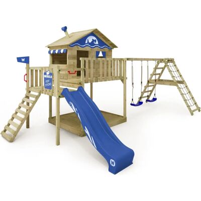 Wickey Playset with Climber Slide and Swing - Playground with Tower Wickey Playset with Climber Slide and Swing - Playground with Tower