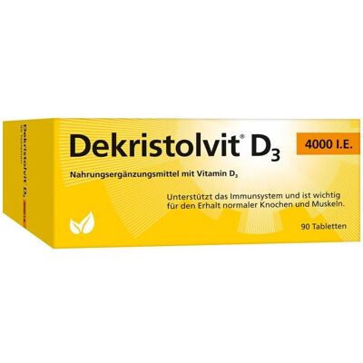 Hübner Dekristolvit D3 4000 I.E. Tabletten - Nahrungsergänzungsmittel Hübner Dekristolvit D3 4000 I.E. Tabletten - Nahrungsergänzungsmittel
