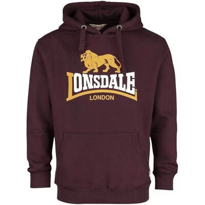 Lonsdale Thurning oxblood bluza z kapturem - Hoodies Lonsdale Thurning oxblood bluza z kapturem - Hoodies