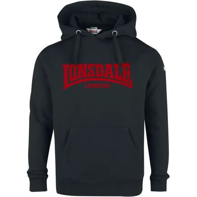 Sweat à Capuche Lonsdale Homme Noir - Hoodie - Noir - Large Sweat à Capuche Lonsdale Homme Noir - Hoodie - Noir - Large