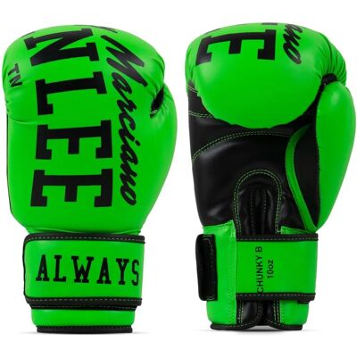 Mănuși de boxe Benlee Unisex Chunky B Verde Neon 12 oz Mănuși de boxe Benlee Unisex Chunky B Verde Neon 12 oz