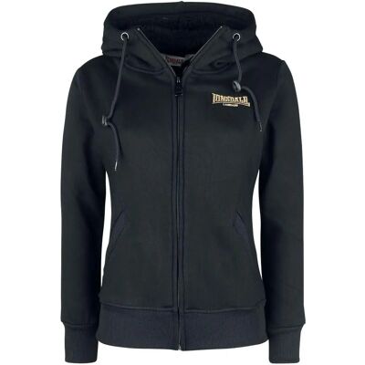 Lonsdale Felpa con Cappuccio Donna - nero/oro - 2XL - Hoodie Lonsdale Felpa con Cappuccio Donna - nero/oro - 2XL - Hoodie