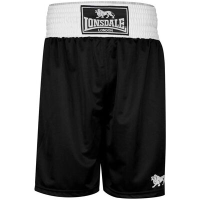 Lonsdale XS Pantaloncini da Boxe Neri - Boxe Amatoriale Lonsdale XS Pantaloncini da Boxe Neri - Boxe Amatoriale