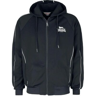 Veste d'entraînement pour Homme Lonsdale Achavanich - Noir/Blanc - Vêtements de sport Veste d'entraînement pour Homme Lonsdale Achavanich - Noir/Blanc - Vêtements de sport