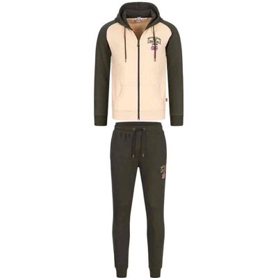 Lonsdale Stretton Trainingsanzug - Oliv/Beige - Sportbekleidung Lonsdale Stretton Trainingsanzug - Oliv/Beige - Sportbekleidung