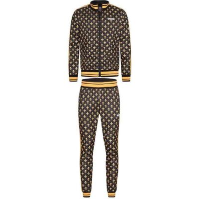 Survêtement BOSWALL de Lonsdale - Homme, Noir/Jaune/Blanc, Taille L Survêtement BOSWALL de Lonsdale - Homme, Noir/Jaune/Blanc, Taille L