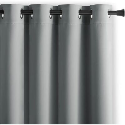 AmeliaHome - BLACKOUT 140x245 - Srebrny - 1pc Curtain AmeliaHome - BLACKOUT 140x245 - Srebrny - 1pc Curtain