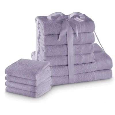 AmeliaHome - AMARI - Lilla - 70x140 - Towels Set AmeliaHome - AMARI - Lilla - 70x140 - Towels Set