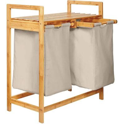 LUMALAND - Bambus Wäschekorb - Laundry Basket - Publicité LUMALAND - Bambus Wäschekorb - Laundry Basket - Publicité