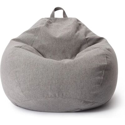 Lumaland Comfort Line Sitzsack XXL - Hellgrau - Für Kinder und Erwachsene Lumaland Comfort Line Sitzsack XXL - Hellgrau - Für Kinder und Erwachsene
