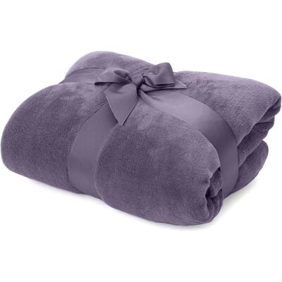 Lumaland - 09822 - Lila - 220x240 cm - Kuscheldecke Lumaland - 09822 - Lila - 220x240 cm - Kuscheldecke