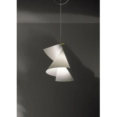 Suspension Willydilly blanche d'Ingo Maurer - Lampe suspendue - Publicité Suspension Willydilly blanche d'Ingo Maurer - Lampe suspendue - Publicité