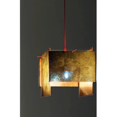 Ingo Maurer Suspension 24 Karat Bleu - Art Physique - Publicité Ingo Maurer Suspension 24 Karat Bleu - Art Physique - Publicité
