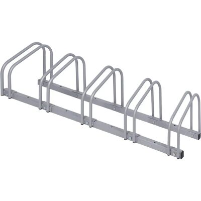 WILTEC Soporte para 5 Bicicletas - Almacenamiento en Acero Resistente WILTEC Soporte para 5 Bicicletas - Almacenamiento en Acero Resistente