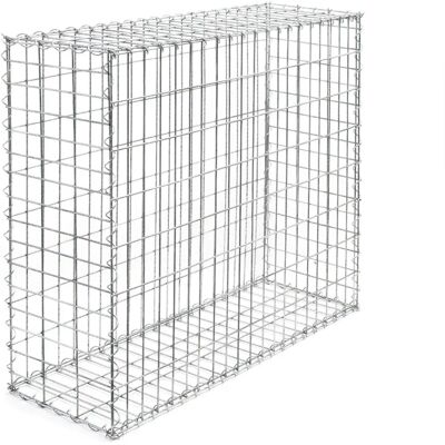 Wiltec Modèle 100x80x30 cm Gabion - Résistant aux intempéries - Publicité Wiltec Modèle 100x80x30 cm Gabion - Résistant aux intempéries - Publicité