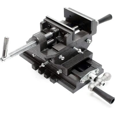 Wiltec 75mm Maschinenklemme mit X-Y Achsen - Robustes Spannwerkzeug Wiltec 75mm Maschinenklemme mit X-Y Achsen - Robustes Spannwerkzeug