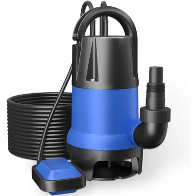 Wiltec Pompa per acqua sporca - Pompa sommergibile 400W 7500 l/h Wiltec Pompa per acqua sporca - Pompa sommergibile 400W 7500 l/h