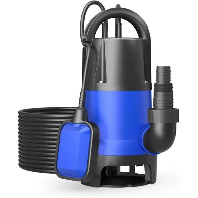 Wiltec Pompa acqua - 750W Pompa sommersa acque sporche - Blu Wiltec Pompa acqua - 750W Pompa sommersa acque sporche - Blu