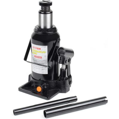 XPOTOOL - Gatto idraulico a bottiglia 12T, 215-400mm, nero XPOTOOL - Gatto idraulico a bottiglia 12T, 215-400mm, nero