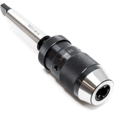 Wiltec B16 Bohrfutter - 1-16mm Schnellspann-Morse-Kegel - Bohrwerkzeug Wiltec B16 Bohrfutter - 1-16mm Schnellspann-Morse-Kegel - Bohrwerkzeug
