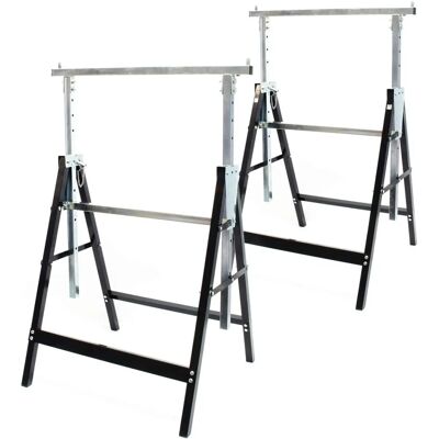 XPOTOOL 2x Supporti per ponteggio - Regolabili, Pieghevoli, Heavy Duty XPOTOOL 2x Supporti per ponteggio - Regolabili, Pieghevoli, Heavy Duty