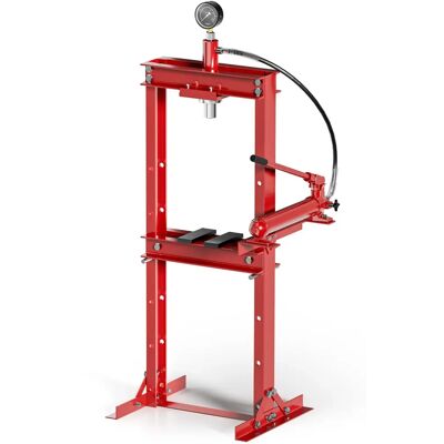 Pressa idraulica da officina Wiltec 12T - Regolabile 90–1035mm - Acciaio Pressa idraulica da officina Wiltec 12T - Regolabile 90–1035mm - Acciaio