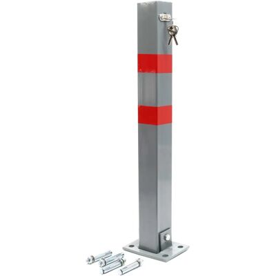 Wiltec - Paliotto di parcheggio bloccabile - Posto di acciaio robusto con chiave Wiltec - Paliotto di parcheggio bloccabile - Posto di acciaio robusto con chiave