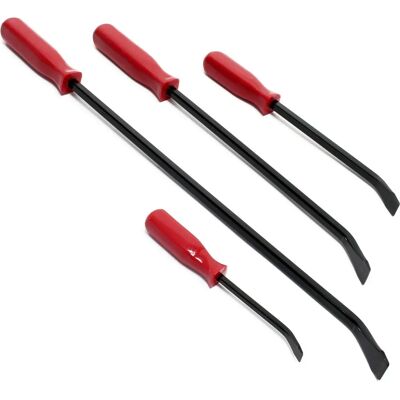 XPOTOOL - Set di 4 leve in acciaio con maniglia - Crowbar Set XPOTOOL - Set di 4 leve in acciaio con maniglia - Crowbar Set