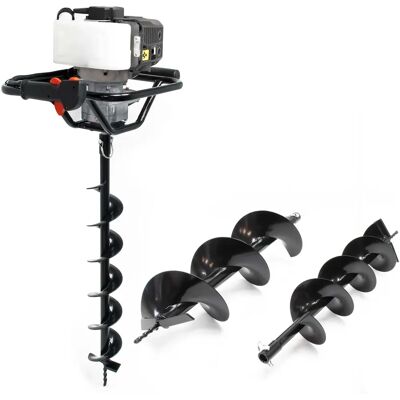 XPOTOOL Taladro de tierra a gasolina - 52cm³ 1,4kW, brocas 100/150/200mm - Perforadora XPOTOOL Taladro de tierra a gasolina - 52cm³ 1,4kW, brocas 100/150/200mm - Perforadora