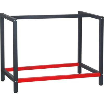 Wiltec Bastidor para banco de trabajo 100x57x81cm Acero - Base de mesa Wiltec Bastidor para banco de trabajo 100x57x81cm Acero - Base de mesa
